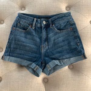 denim shorts